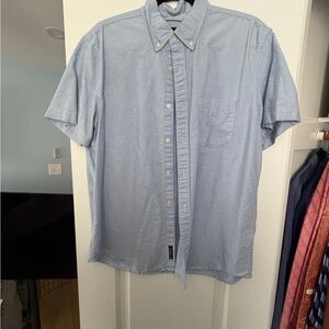 American Eagle Outfitters Sky Blue Casual Shirt